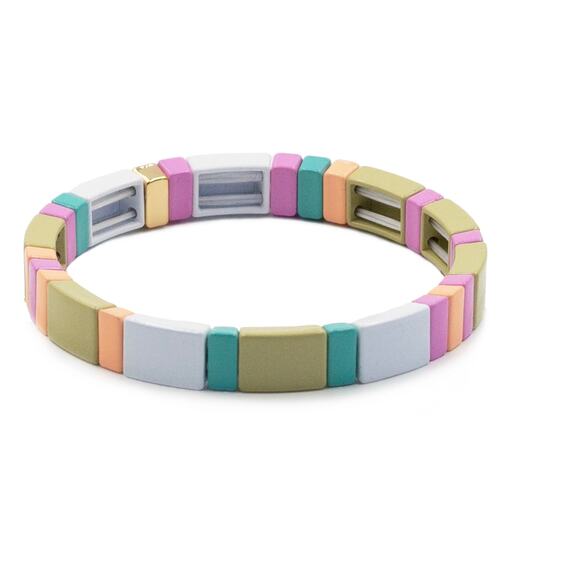 Kinsley Armelle Jewelry - Kinsley Armelle Daya Collection Candy Cream Stackable Bracelet! NEW*GIFT POUCH